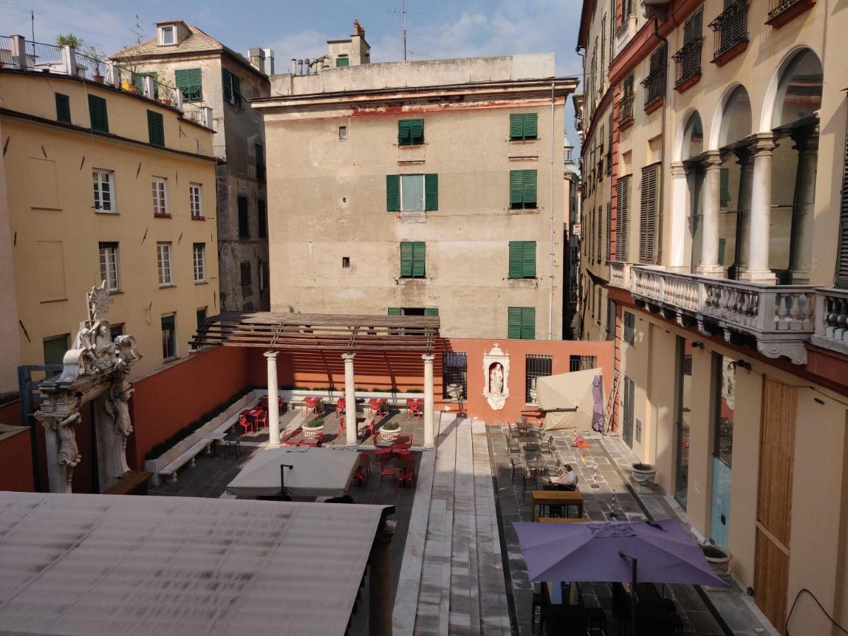 Una Finestra Speciale Su Palazzo Rosso. Monolocale Genova Eksteriør billede